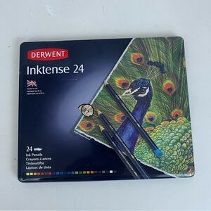 Derwent Inktense 24 Ink Pencils New In Box